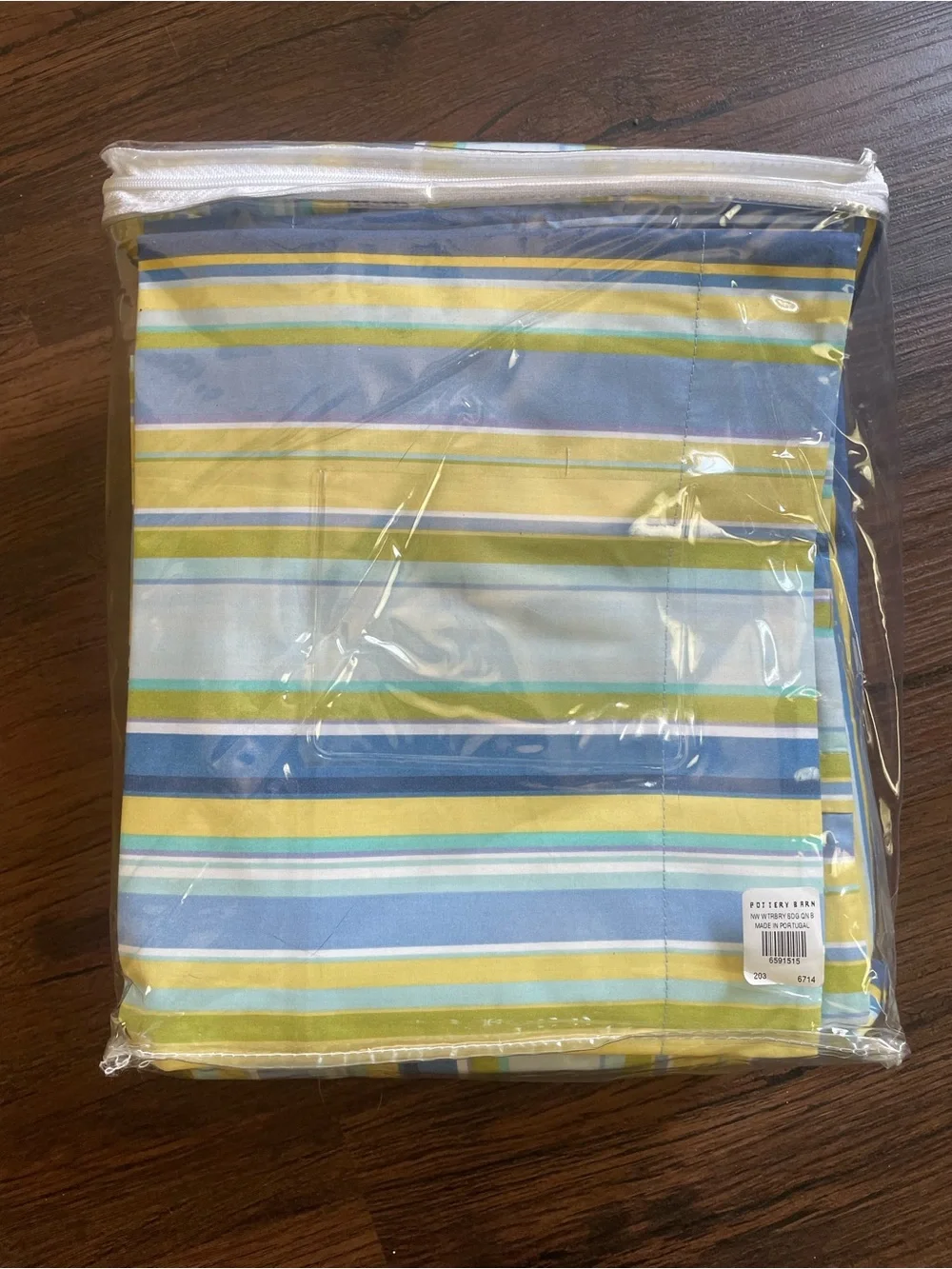 Pottery Barn READ Waterbury Stripe Duvet Cover W/2 Pillow Cases Queen Grand Lit